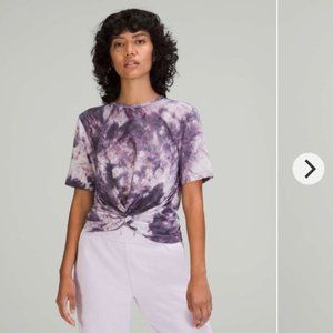 lululemon athletica Purple Tie-Dye Short Sleeve Tee